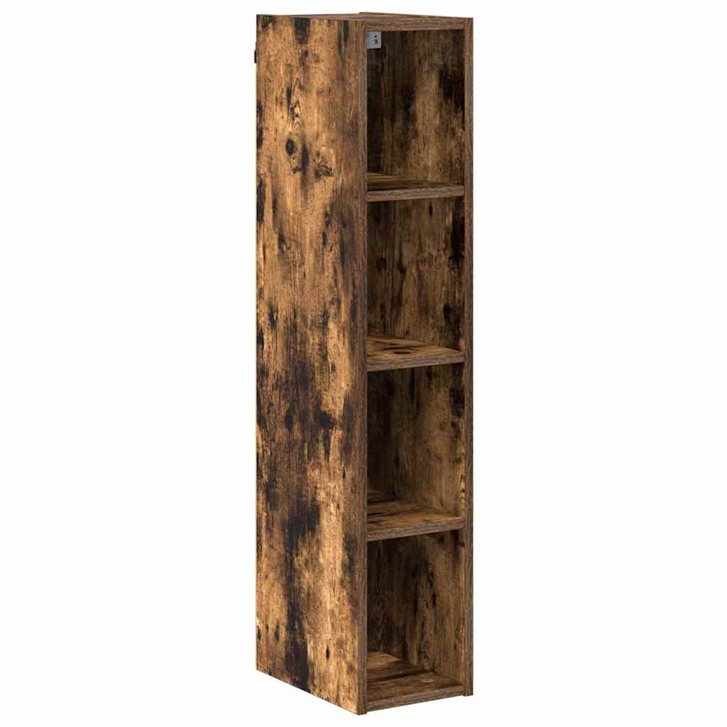 Hangkast Gerookt eiken 20 x 29,5 x 100 cm Bewerkt hout is nu te koop bij PeponiXL, paradijselijk wonen!