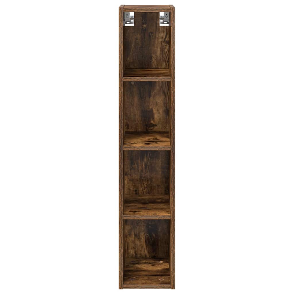 Hangkast Gerookt eiken 20 x 29,5 x 100 cm Bewerkt hout is nu te koop bij PeponiXL, paradijselijk wonen!