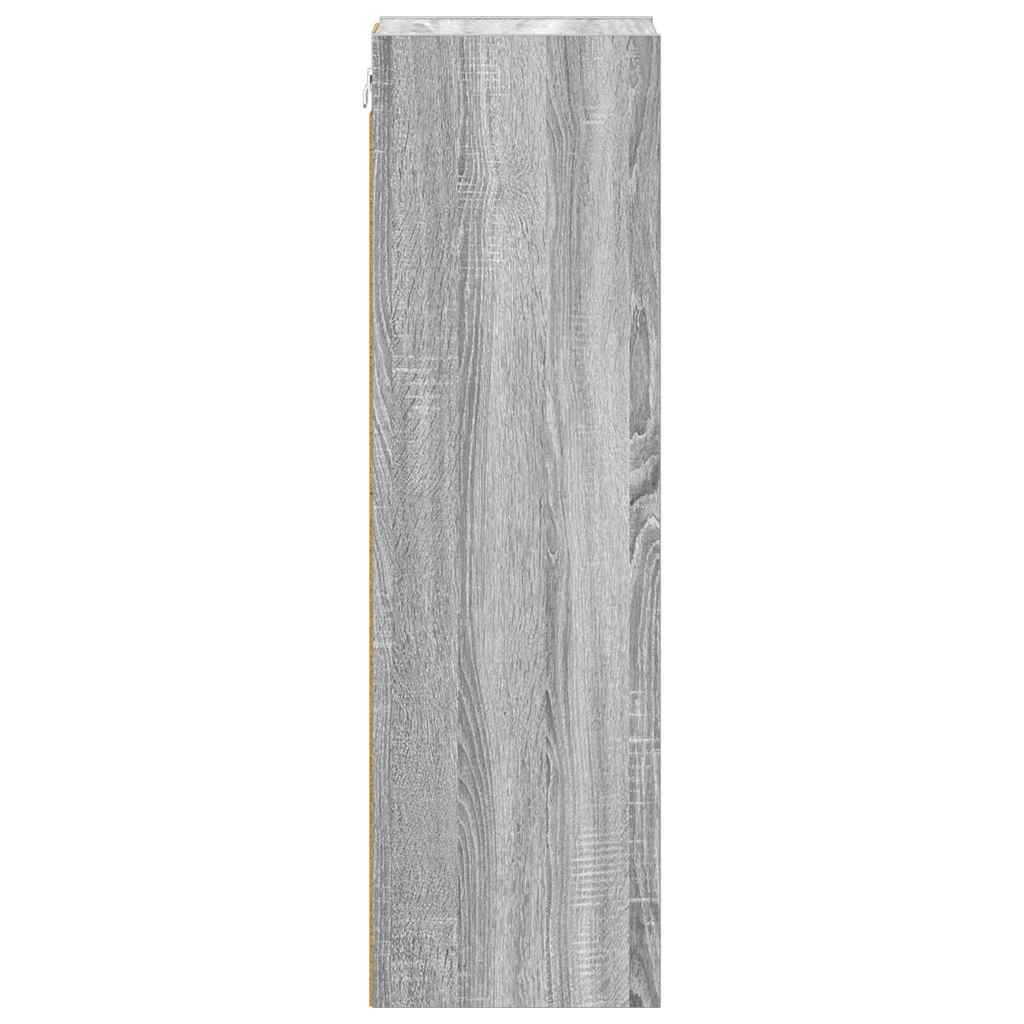 Hangkast Grijs Sonoma 20 x 29,5 x 100 cm Bewerkt hout is nu te koop bij PeponiXL, paradijselijk wonen!