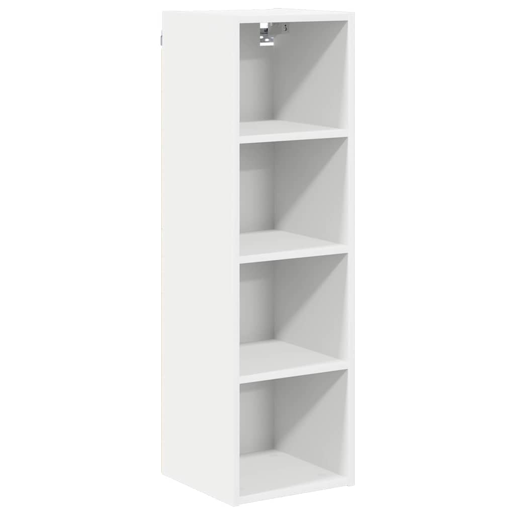 Hangkast met opslag Wit 30 x 29,5 x 100 cm Bewerkt hout is nu te koop bij PeponiXL, paradijselijk wonen!