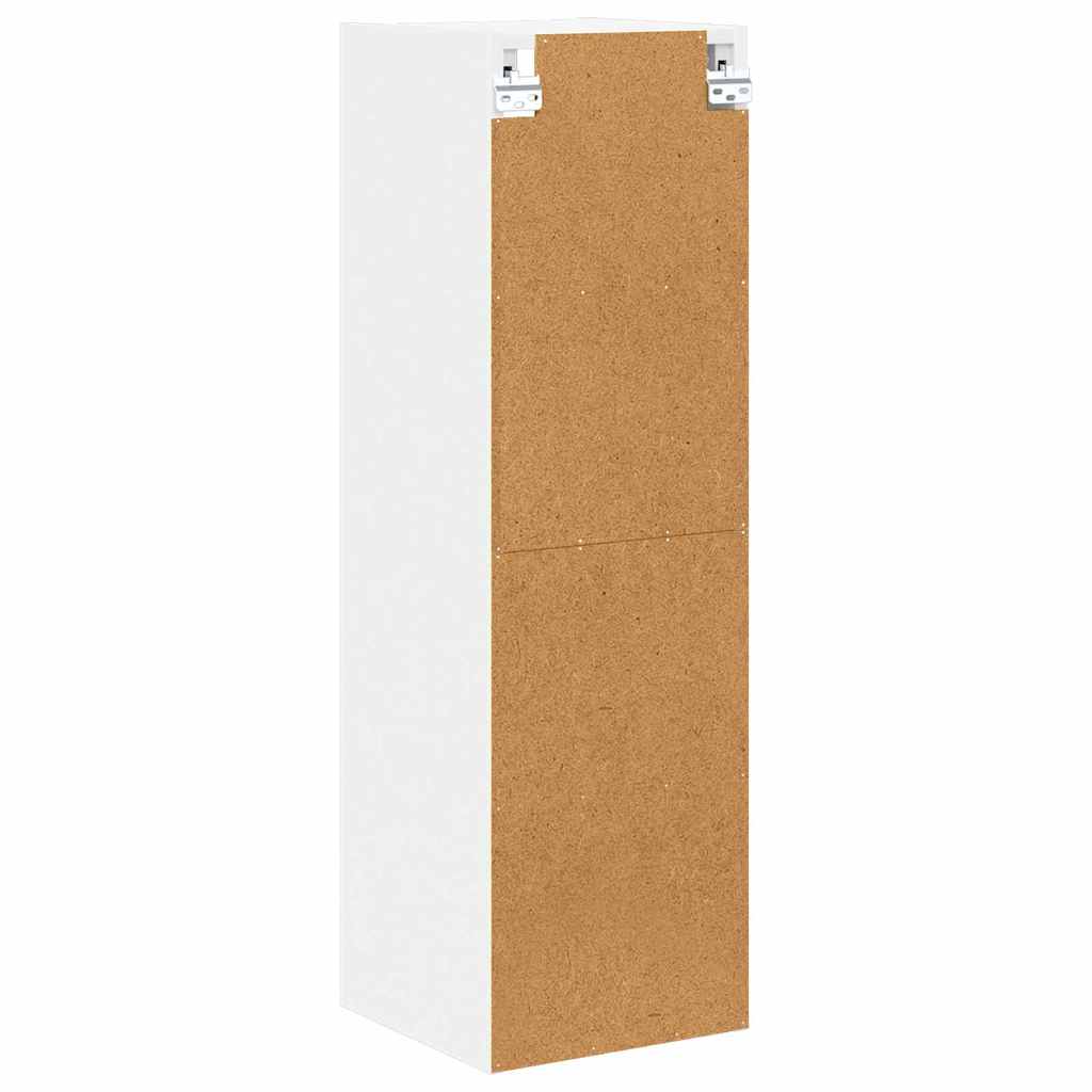Hangkast met opslag Wit 30 x 29,5 x 100 cm Bewerkt hout is nu te koop bij PeponiXL, paradijselijk wonen!