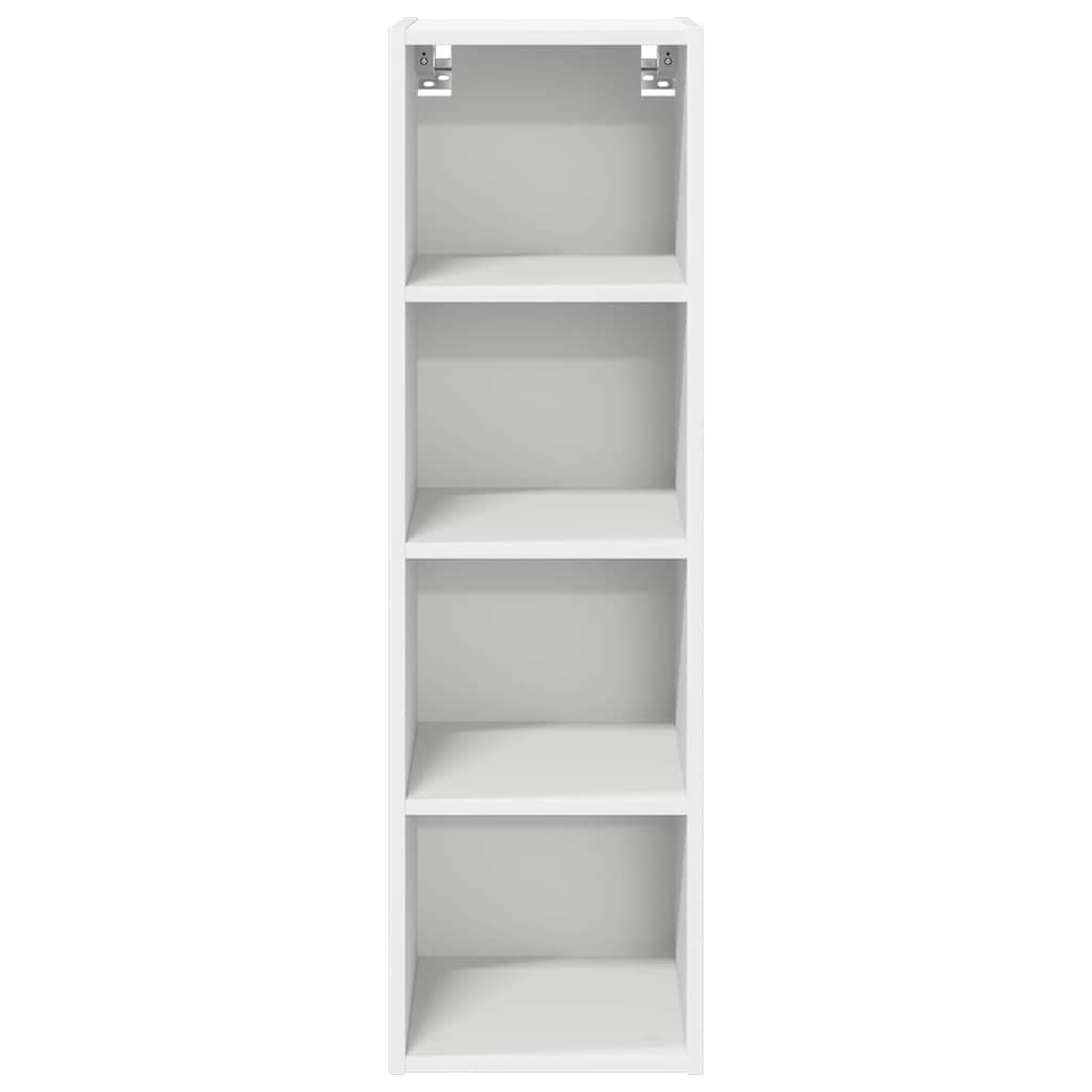 Hangkast met opslag Wit 30 x 29,5 x 100 cm Bewerkt hout is nu te koop bij PeponiXL, paradijselijk wonen!