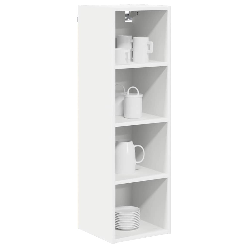 Hangkast met opslag Wit 30 x 29,5 x 100 cm Bewerkt hout is nu te koop bij PeponiXL, paradijselijk wonen!