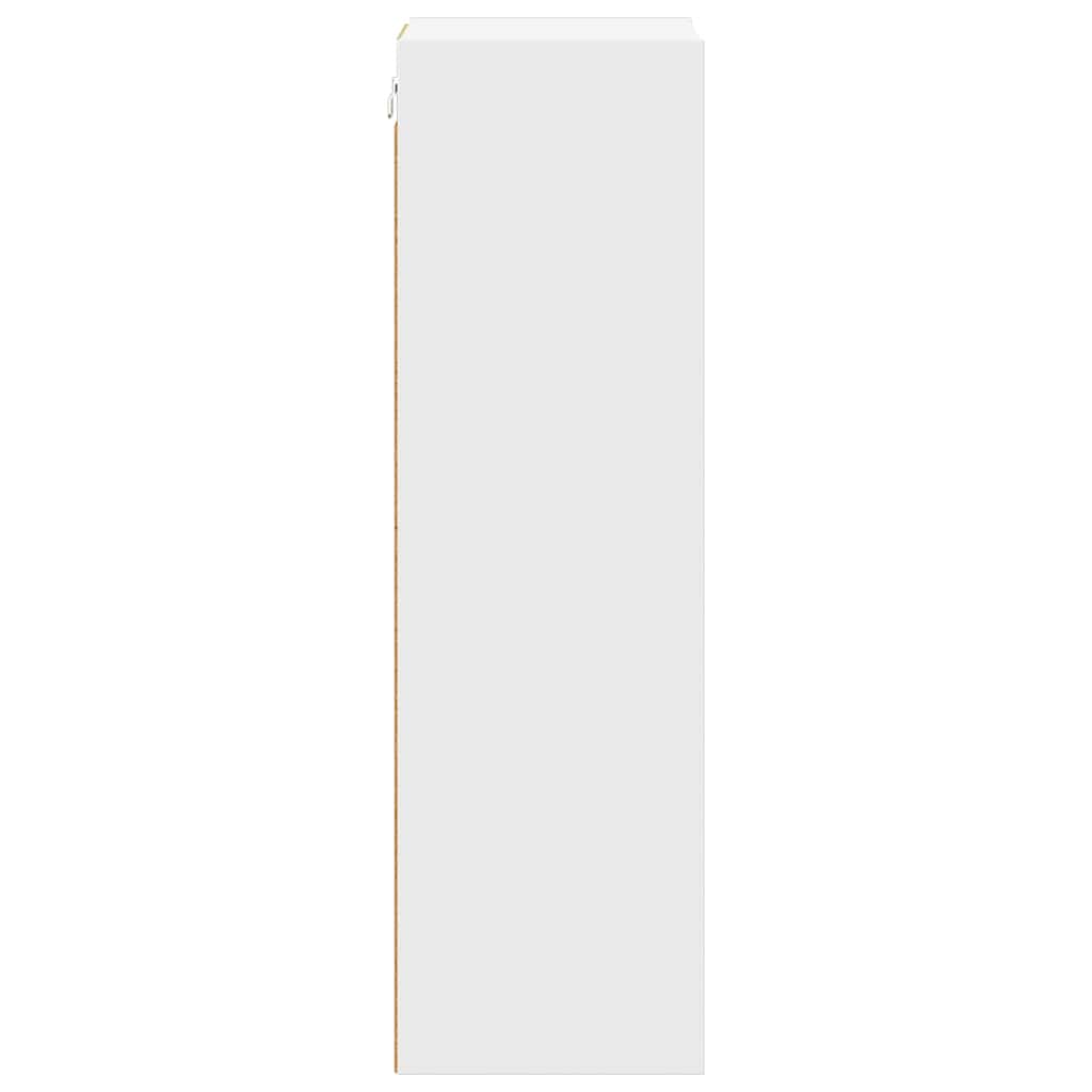 Hangkast met opslag Wit 30 x 29,5 x 100 cm Bewerkt hout is nu te koop bij PeponiXL, paradijselijk wonen!