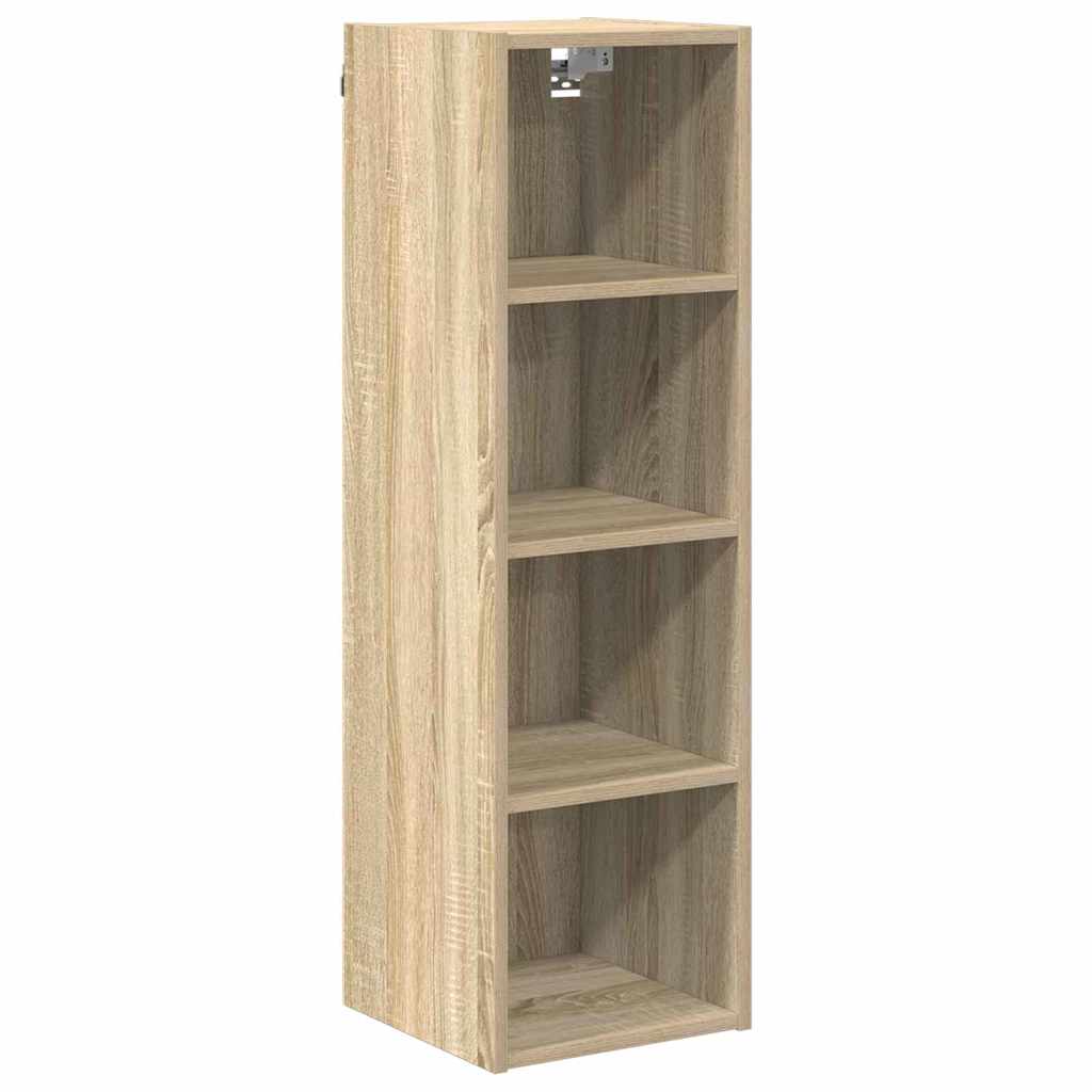 Hangkast Sonoma Eiken 30 x 29,5 x 100 cm Bewerkt hout is nu te koop bij PeponiXL, paradijselijk wonen!