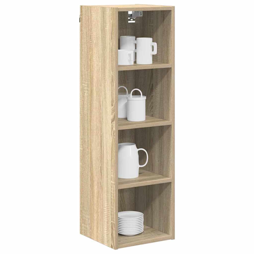 Hangkast Sonoma Eiken 30 x 29,5 x 100 cm Bewerkt hout is nu te koop bij PeponiXL, paradijselijk wonen!