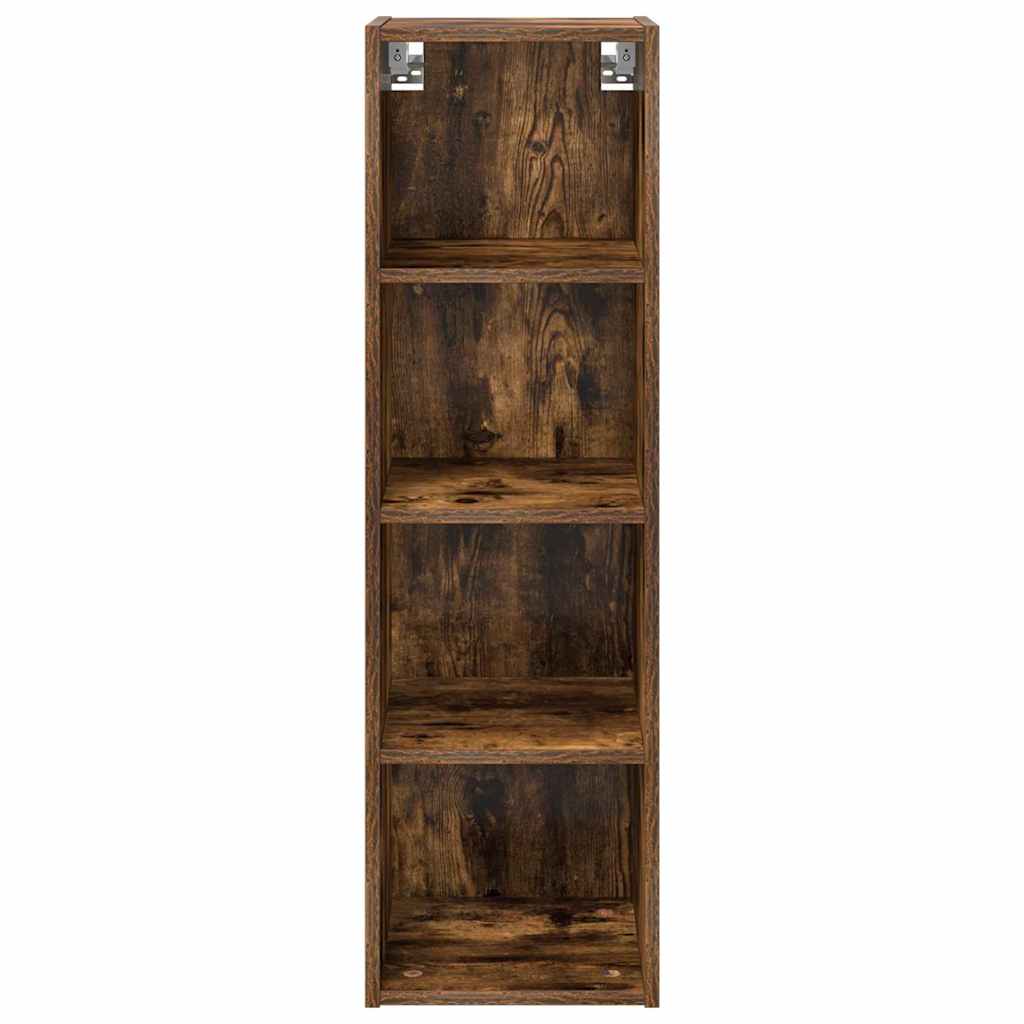 Hangkast Gerookt eiken 30 x 29,5 x 100 cm Bewerkt hout is nu te koop bij PeponiXL, paradijselijk wonen!