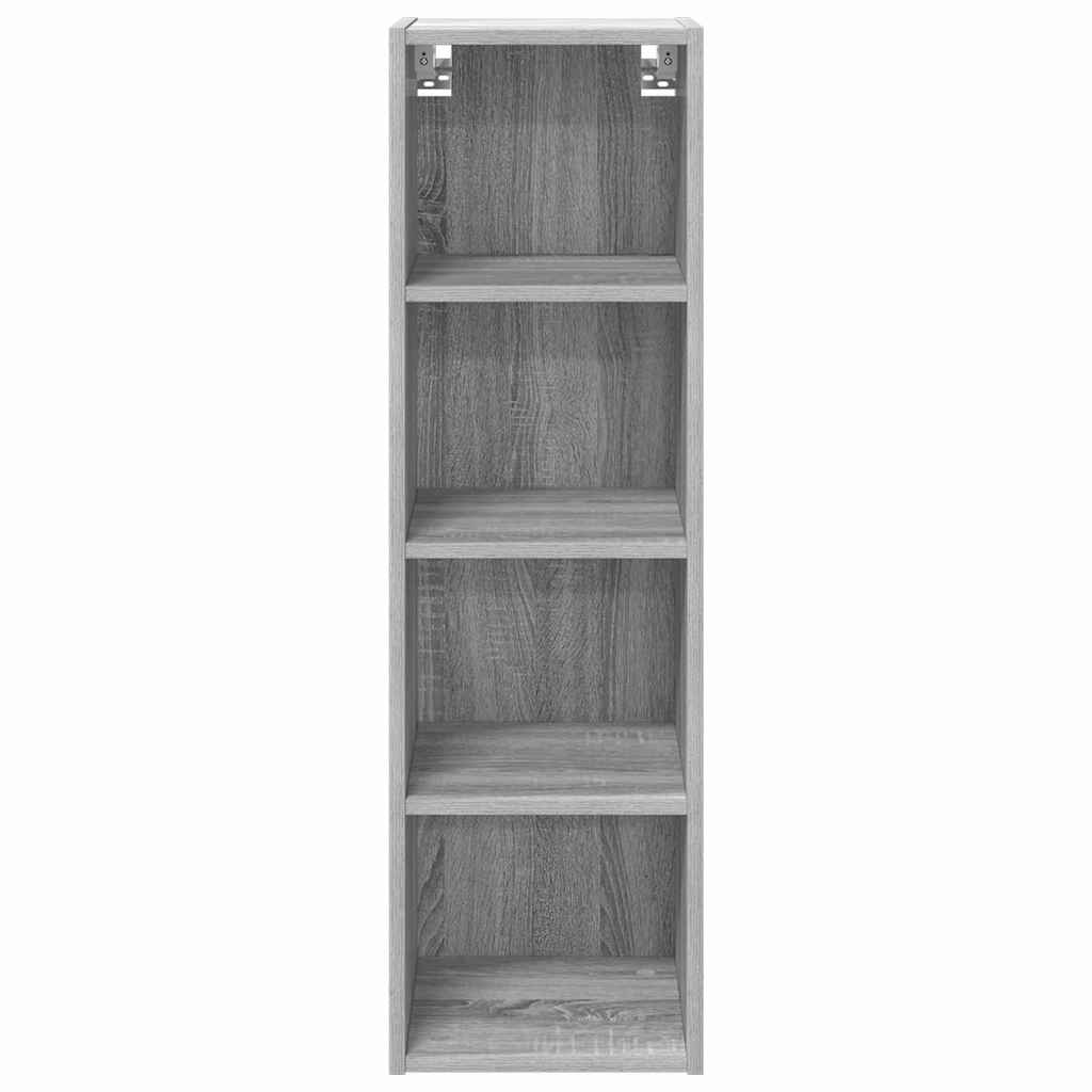 Hangkast Grijs Sonoma 30 x 29,5 x 100 cm Bewerkt hout is nu te koop bij PeponiXL, paradijselijk wonen!