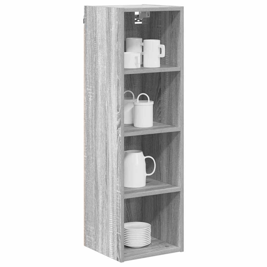 Hangkast Grijs Sonoma 30 x 29,5 x 100 cm Bewerkt hout is nu te koop bij PeponiXL, paradijselijk wonen!