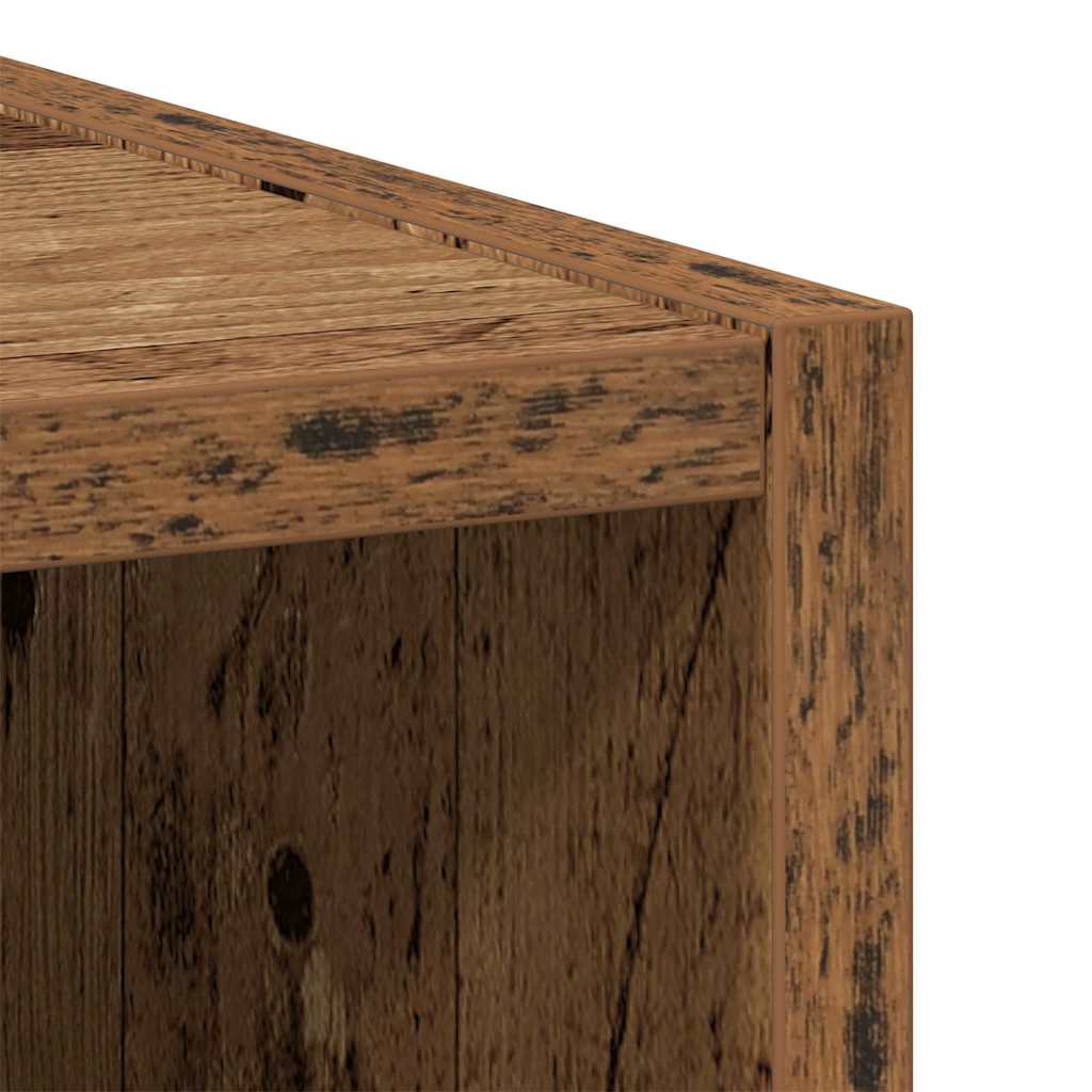 Hangkast met opslag Oudhout 30 x 29,5 x 100 cm Bewerkt hout is nu te koop bij PeponiXL, paradijselijk wonen!