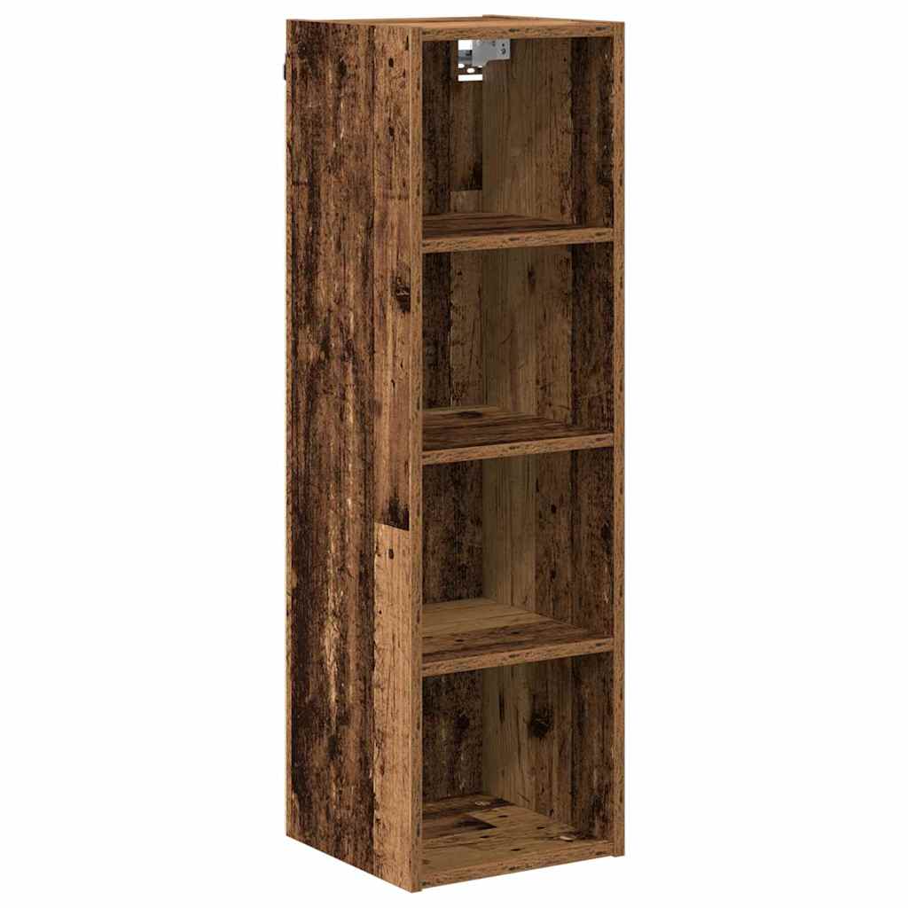 Hangkast met opslag Oudhout 30 x 29,5 x 100 cm Bewerkt hout is nu te koop bij PeponiXL, paradijselijk wonen!