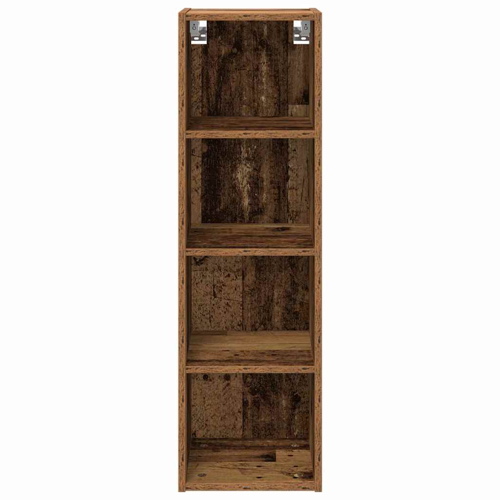 Hangkast met opslag Oudhout 30 x 29,5 x 100 cm Bewerkt hout is nu te koop bij PeponiXL, paradijselijk wonen!