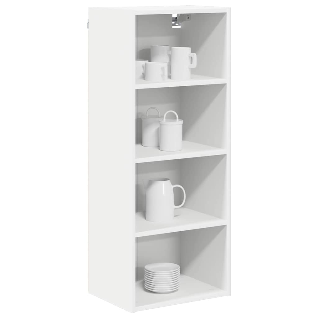 Hangkast met opslag Wit 40 x 29,5 x 100 cm Bewerkt hout is nu te koop bij PeponiXL, paradijselijk wonen!