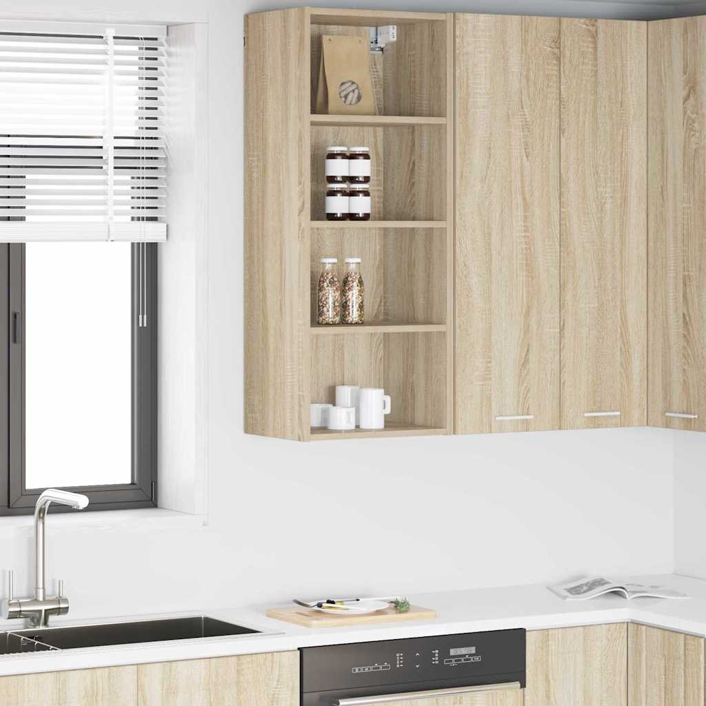 Hangkast Sonoma Eiken 40 x 29,5 x 100 cm Bewerkt hout is nu te koop bij PeponiXL, paradijselijk wonen!