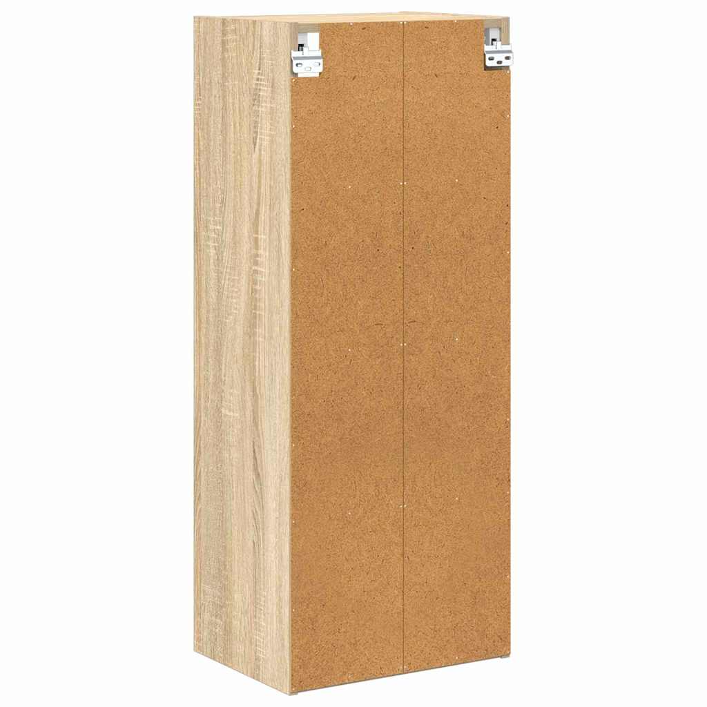 Hangkast Sonoma Eiken 40 x 29,5 x 100 cm Bewerkt hout is nu te koop bij PeponiXL, paradijselijk wonen!