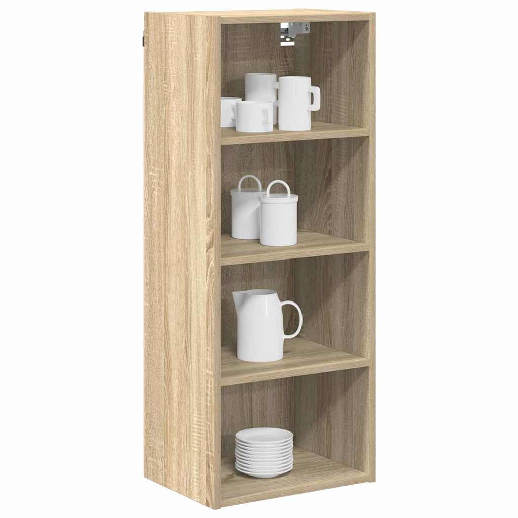 Hangkast Sonoma Eiken 40 x 29,5 x 100 cm Bewerkt hout is nu te koop bij PeponiXL, paradijselijk wonen!
