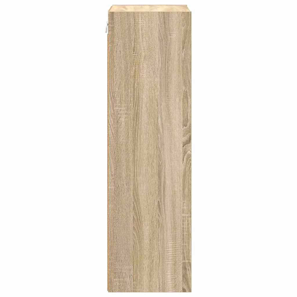 Hangkast Sonoma Eiken 40 x 29,5 x 100 cm Bewerkt hout is nu te koop bij PeponiXL, paradijselijk wonen!