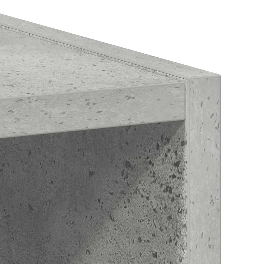 Hangkast met opslag Beton Grijs 40 x 29,5 x 100 cm Bewerkt hout is nu te koop bij PeponiXL, paradijselijk wonen!