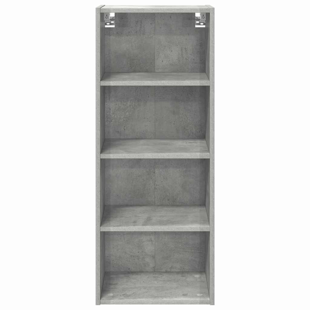 Hangkast met opslag Beton Grijs 40 x 29,5 x 100 cm Bewerkt hout is nu te koop bij PeponiXL, paradijselijk wonen!