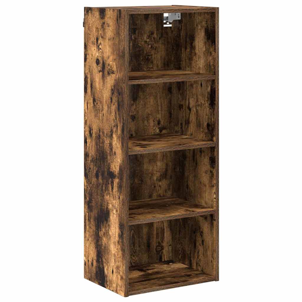 Hangkast Gerookt eiken 40 x 29,5 x 100 cm Bewerkt hout is nu te koop bij PeponiXL, paradijselijk wonen!