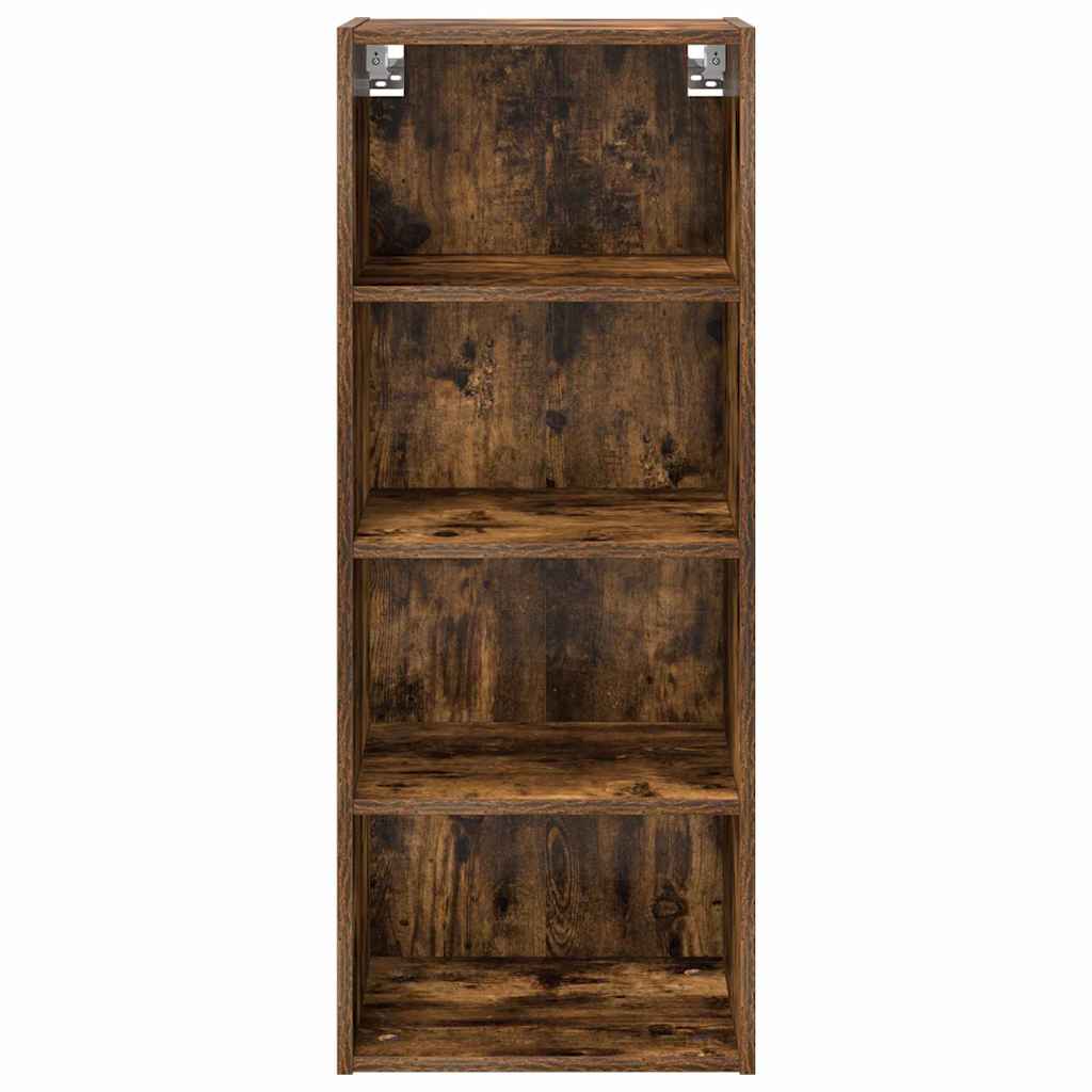 Hangkast Gerookt eiken 40 x 29,5 x 100 cm Bewerkt hout is nu te koop bij PeponiXL, paradijselijk wonen!