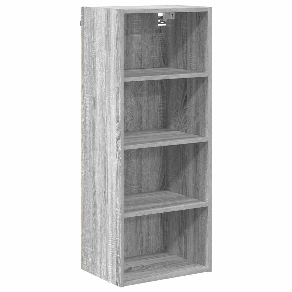 Hangkast Grijs Sonoma 40 x 29,5 x 100 cm Bewerkt hout is nu te koop bij PeponiXL, paradijselijk wonen!