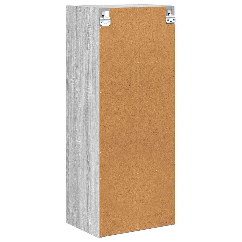 Hangkast Grijs Sonoma 40 x 29,5 x 100 cm Bewerkt hout is nu te koop bij PeponiXL, paradijselijk wonen!