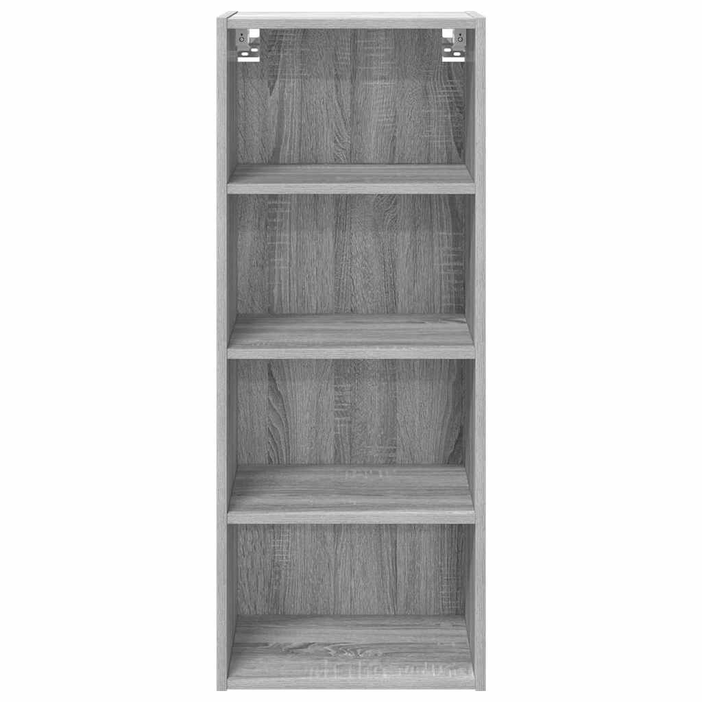 Hangkast Grijs Sonoma 40 x 29,5 x 100 cm Bewerkt hout is nu te koop bij PeponiXL, paradijselijk wonen!