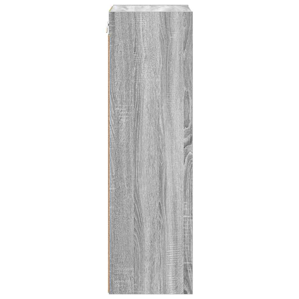 Hangkast Grijs Sonoma 40 x 29,5 x 100 cm Bewerkt hout is nu te koop bij PeponiXL, paradijselijk wonen!