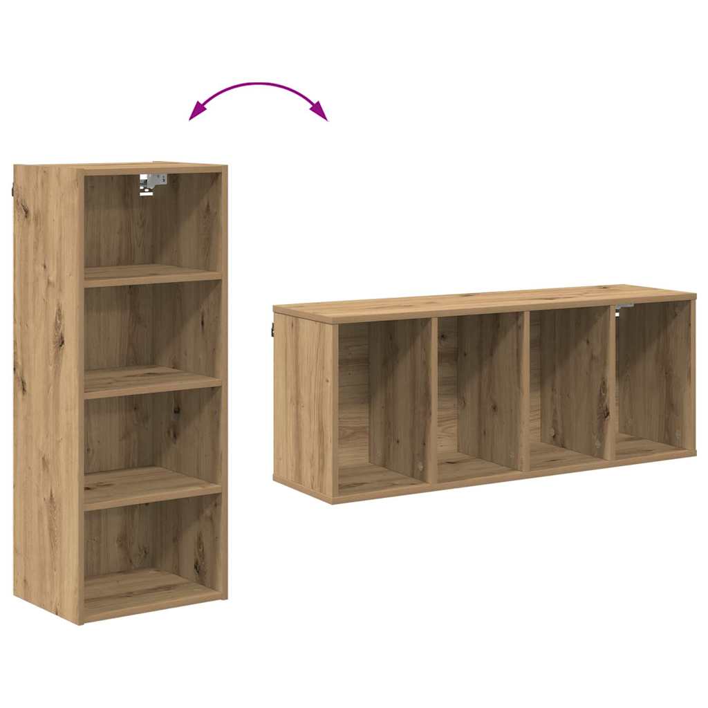 Hangkast Artisan Eiken 40 x 29,5 x 100 cm Bewerkt hout is nu te koop bij PeponiXL, paradijselijk wonen!