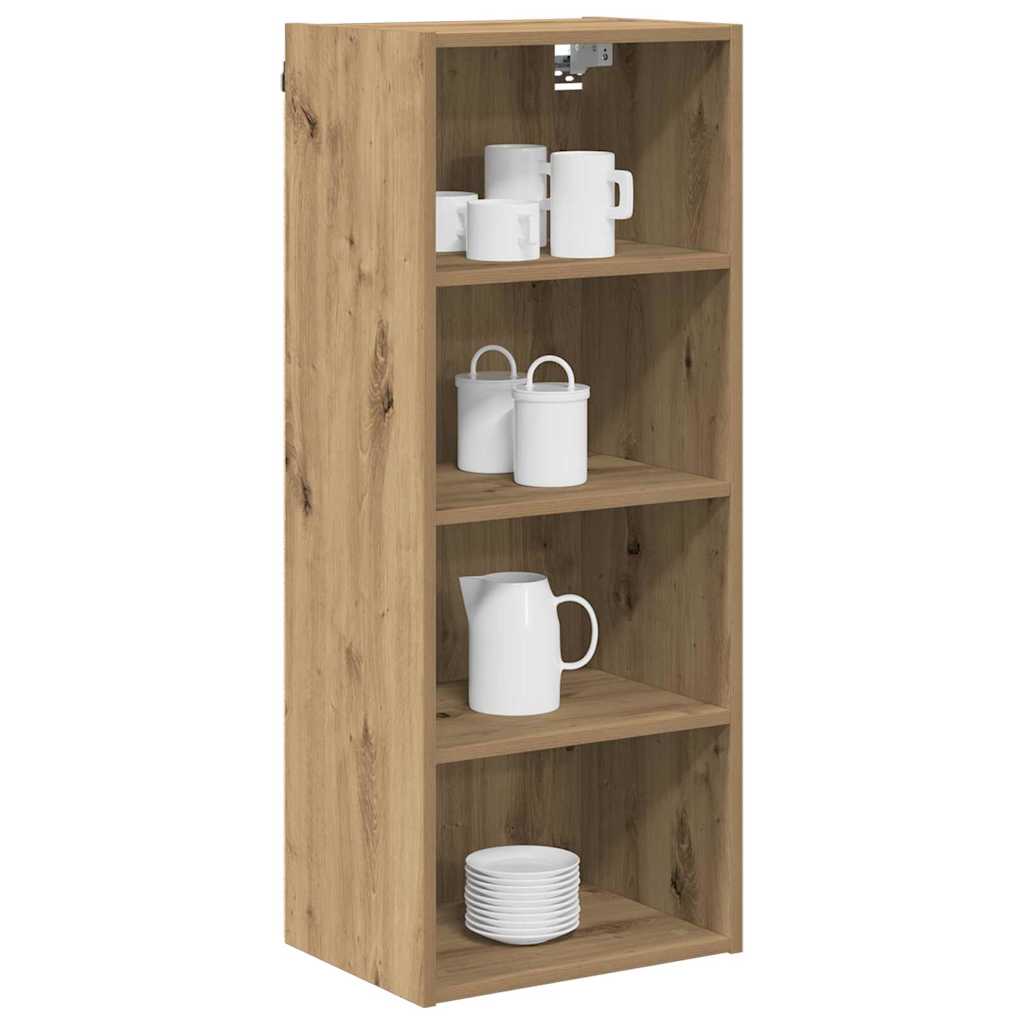 Hangkast Artisan Eiken 40 x 29,5 x 100 cm Bewerkt hout is nu te koop bij PeponiXL, paradijselijk wonen!