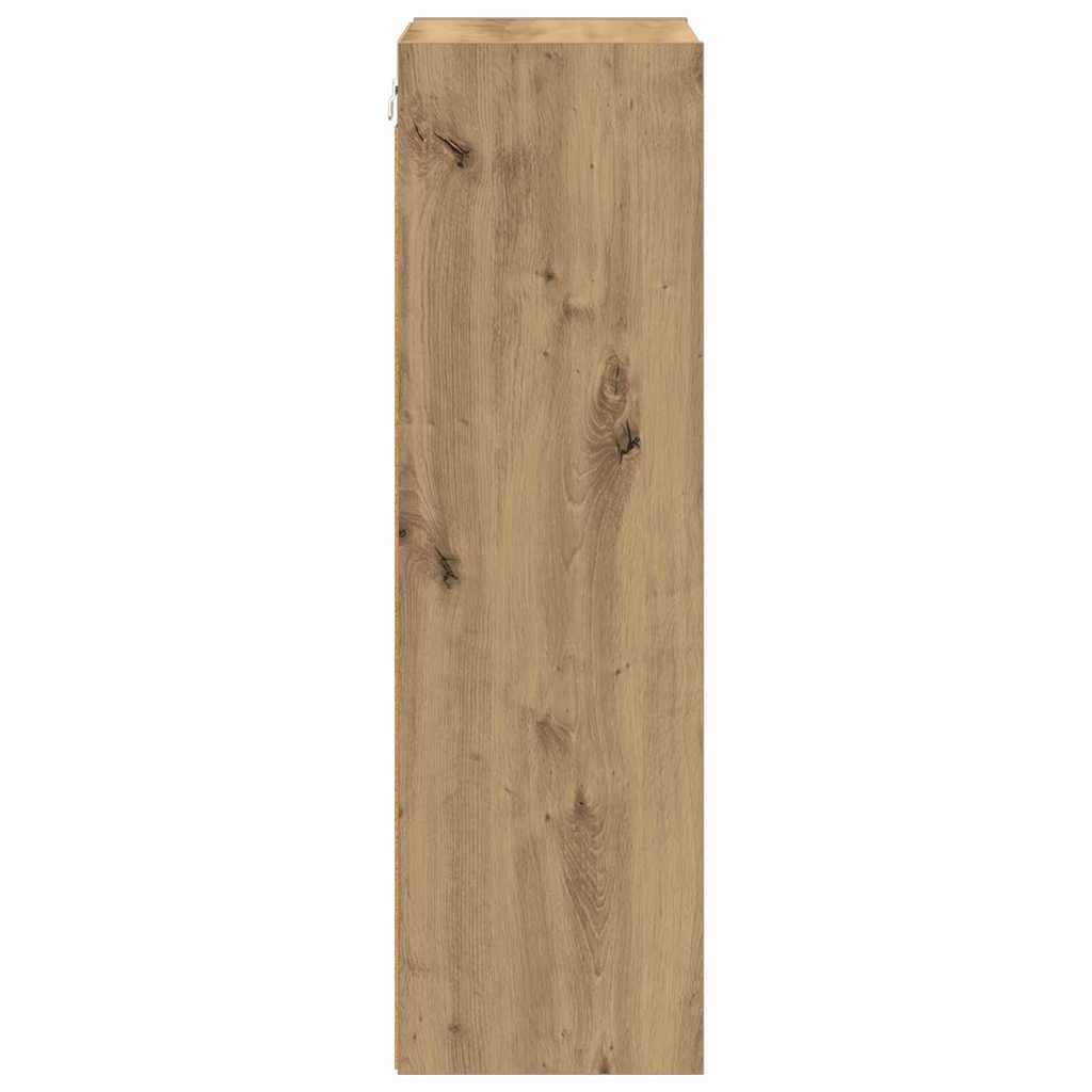 Hangkast Artisan Eiken 40 x 29,5 x 100 cm Bewerkt hout is nu te koop bij PeponiXL, paradijselijk wonen!