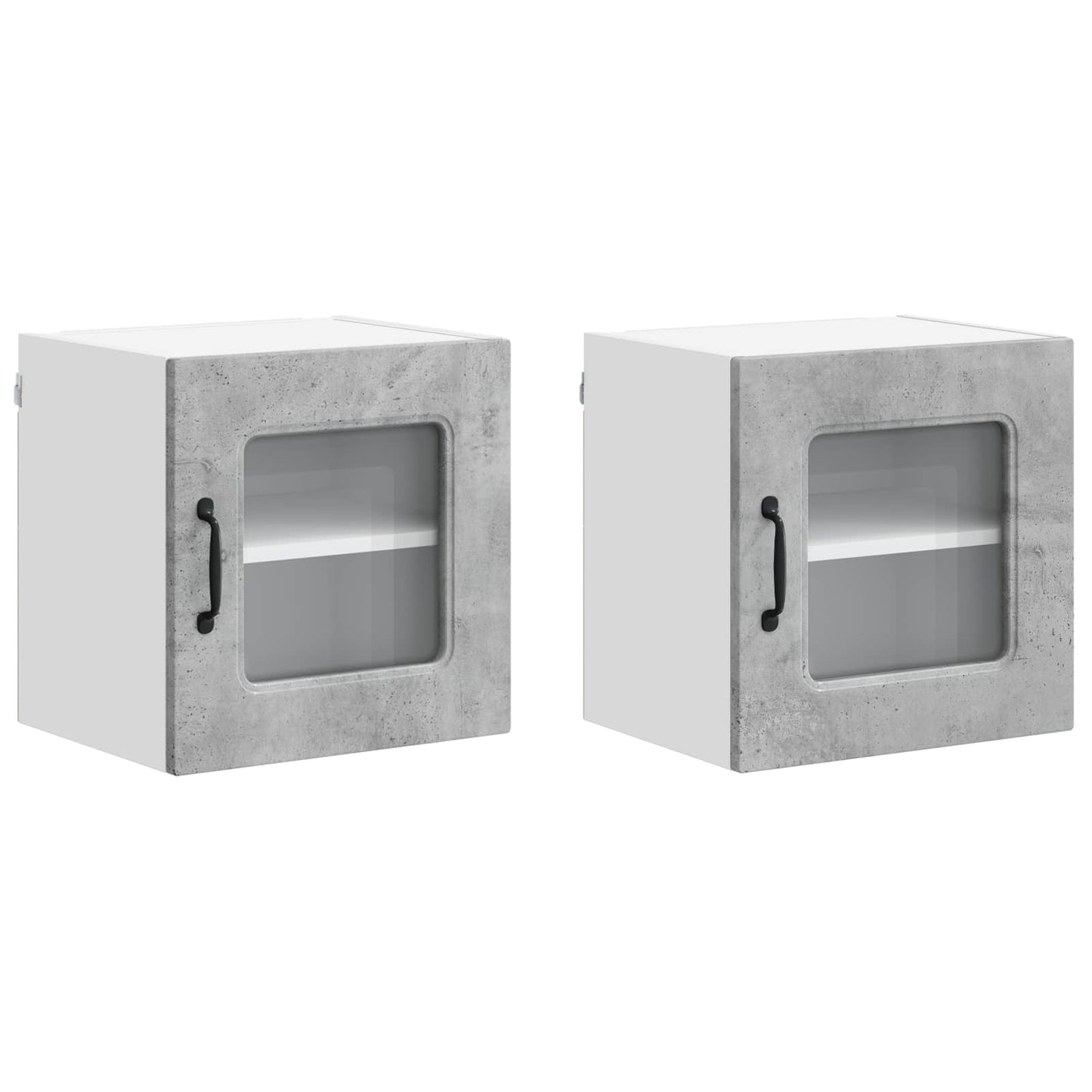 Vaatwasserpaneel Kalmar 2 pcs Beton Grijs 40 x 31 x 40 cm is nu te koop bij PeponiXL, paradijselijk wonen!