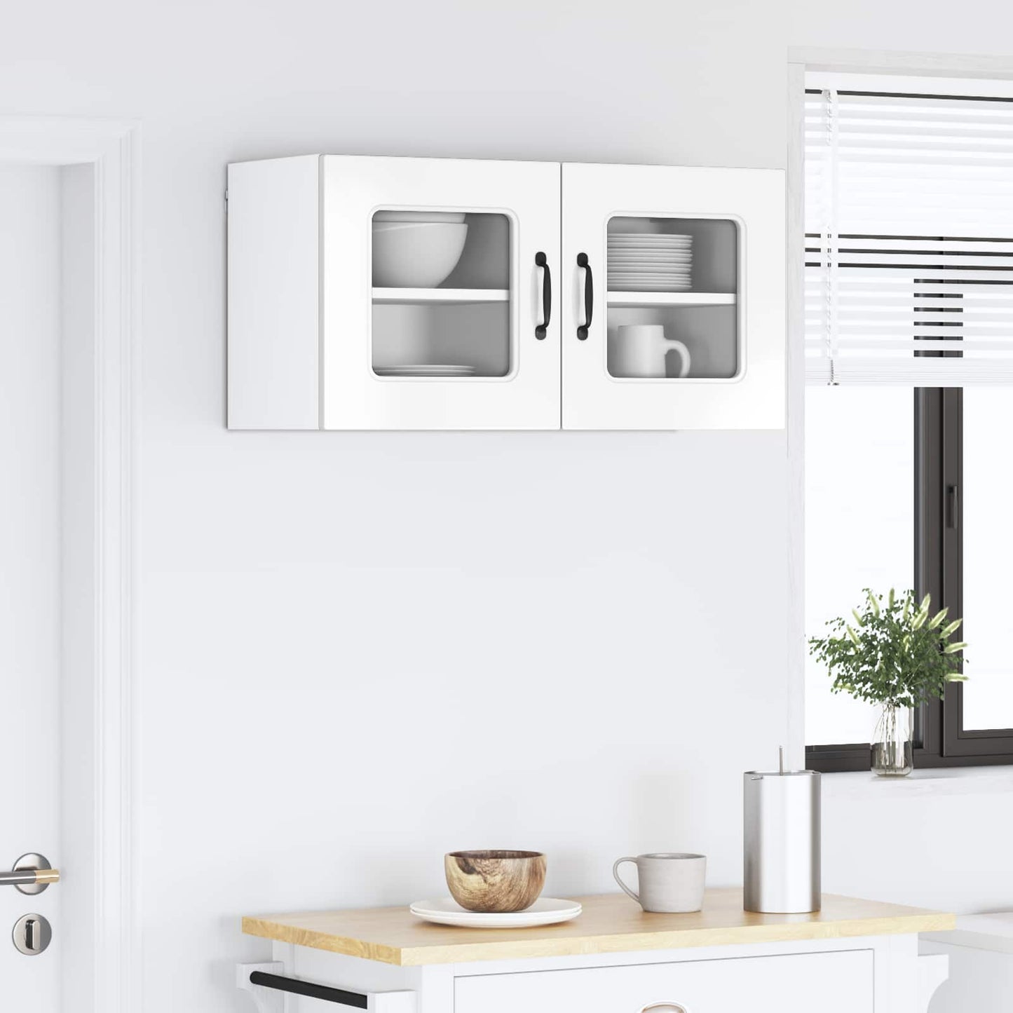 Vaatwasserpaneel Kalmar 2 pcs Hoogglans wit 40 x 31 x 40 cm is nu te koop bij PeponiXL, paradijselijk wonen!