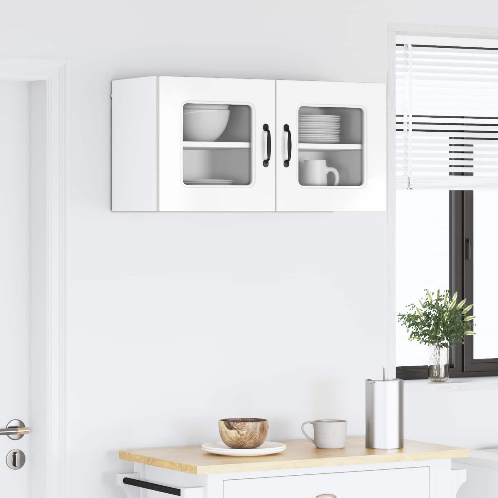 Vaatwasserpaneel Kalmar 2 pcs Hoogglans wit 40 x 31 x 40 cm is nu te koop bij PeponiXL, paradijselijk wonen!
