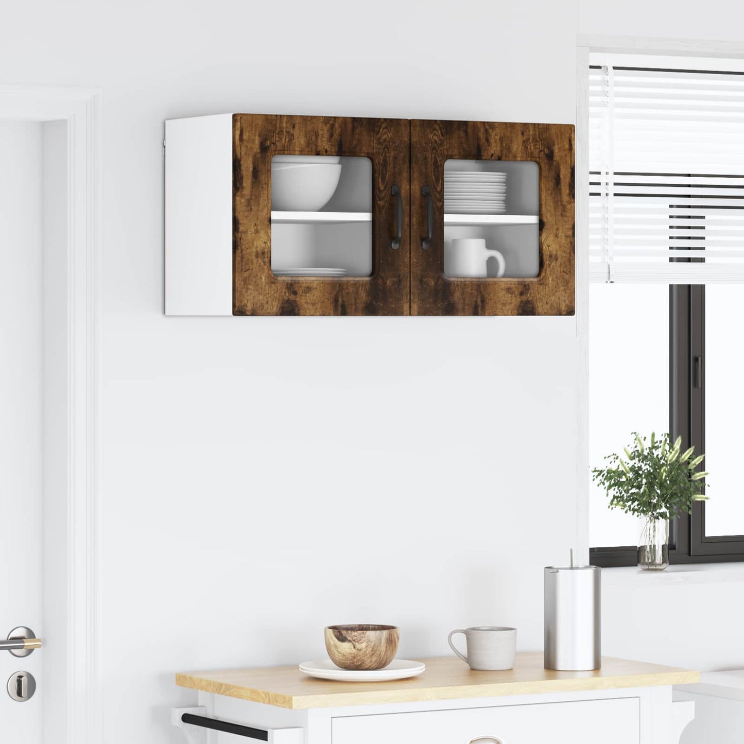 Vaatwasserpaneel Kalmar 2 pcs Gerookt eiken 40 x 31 x 40 cm is nu te koop bij PeponiXL, paradijselijk wonen!