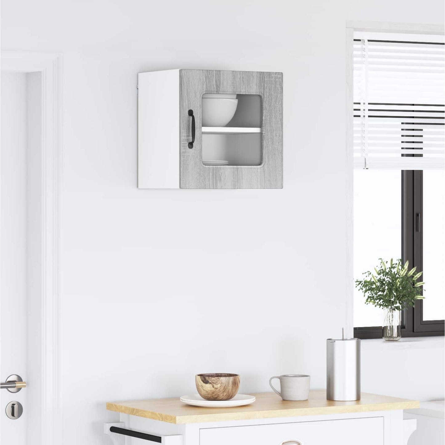 Vaatwasserpaneel met opslag Kalmar Grijs Sonoma 40 x 31 x 40 cm is nu te koop bij PeponiXL, paradijselijk wonen!