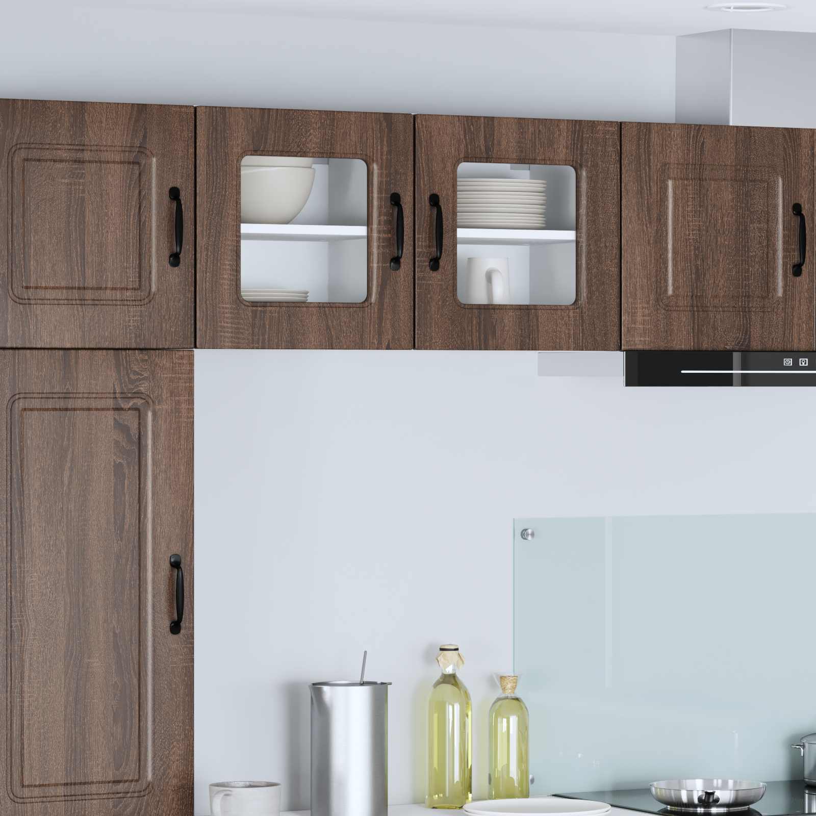 Vaatwasserpaneel Kalmar 2 pcs Bruin Eiken 40 x 31 x 40 cm is nu te koop bij PeponiXL, paradijselijk wonen!