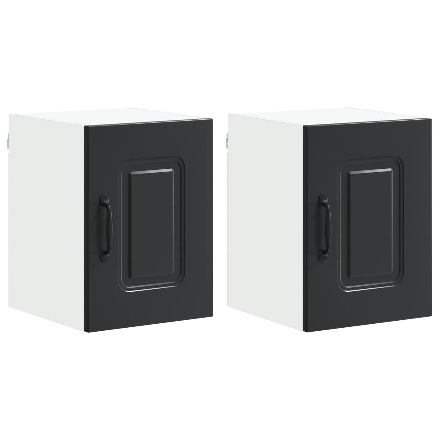 Vaatwasserpaneel met opslag Kalmar 2 pcs Zwart 30 x 31 x 40 cm is nu te koop bij PeponiXL, paradijselijk wonen!