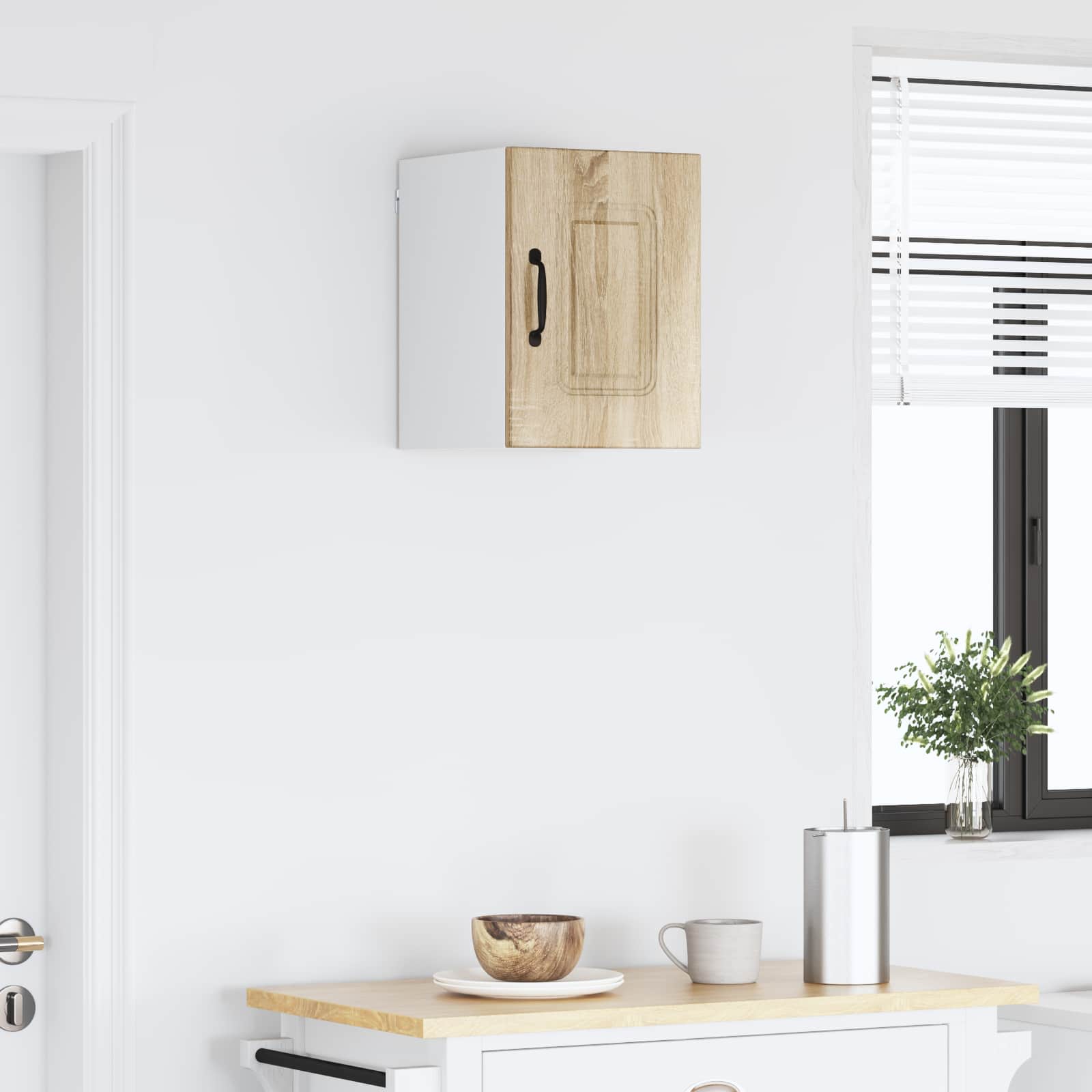 Keukenkast Kalmar Sonoma Eiken 30 x 31 x 40 cm Bewerkt hout is nu te koop bij PeponiXL, paradijselijk wonen!