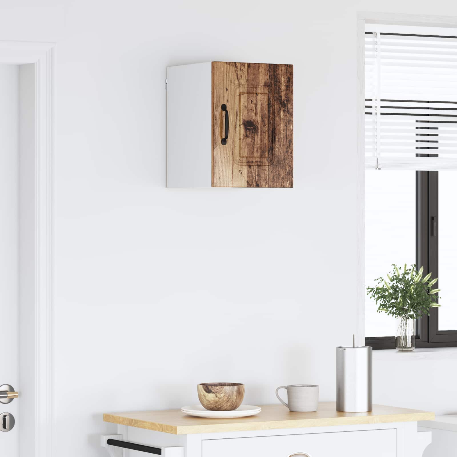 Keukenkast Kalmar Oudhout 30 x 31 x 40 cm Bewerkt hout is nu te koop bij PeponiXL, paradijselijk wonen!