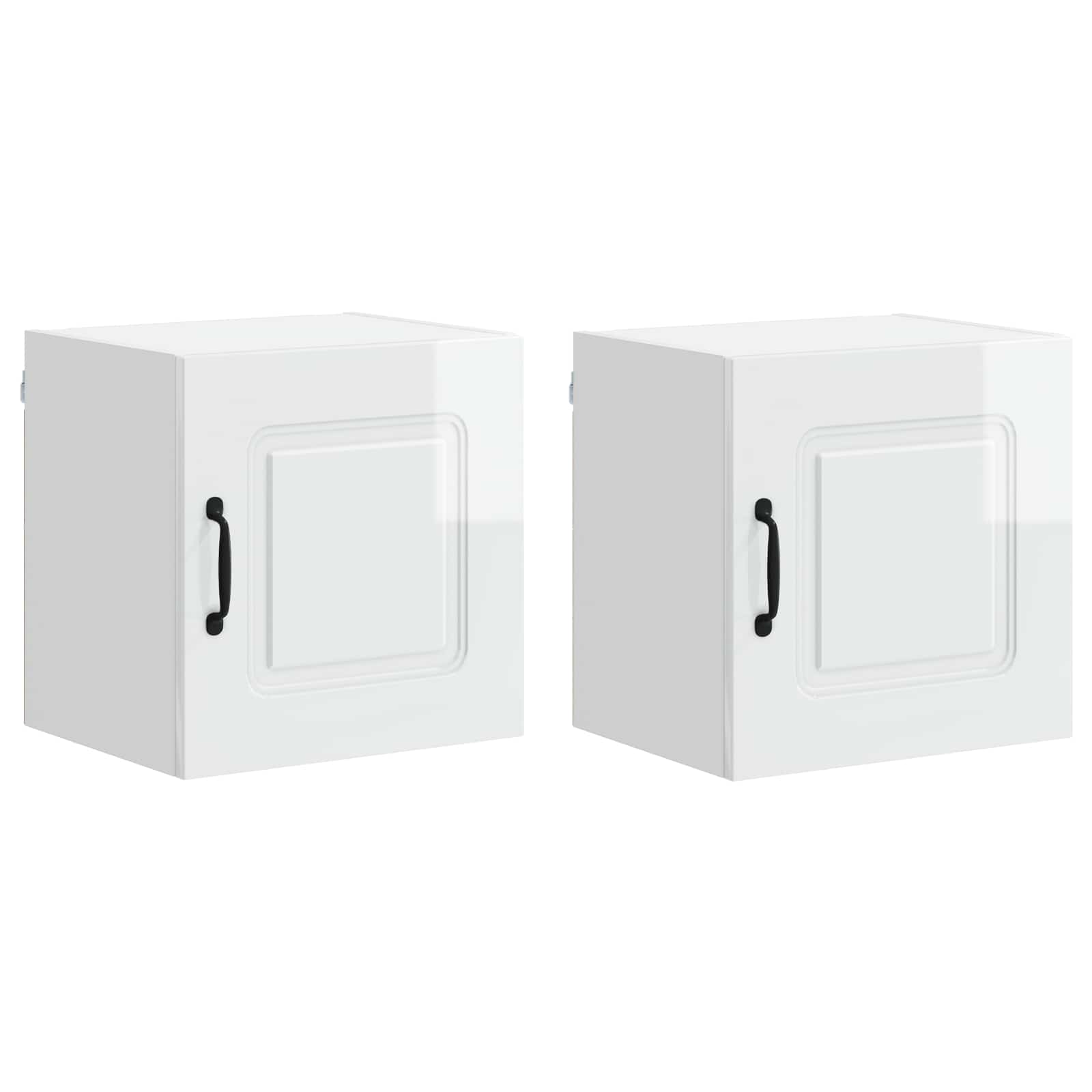 Keukenkast Kalmar 2 pcs Hoogglans wit 40 x 31 x 40 cm is nu te koop bij PeponiXL, paradijselijk wonen!