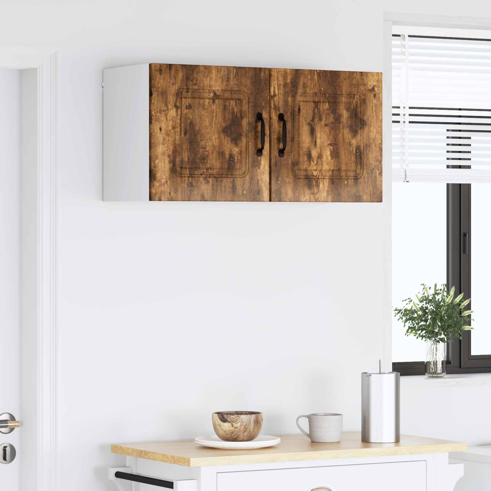 Vaatwasserpaneel Kalmar 2 pcs Gerookt eiken 40 x 31 x 40 cm is nu te koop bij PeponiXL, paradijselijk wonen!