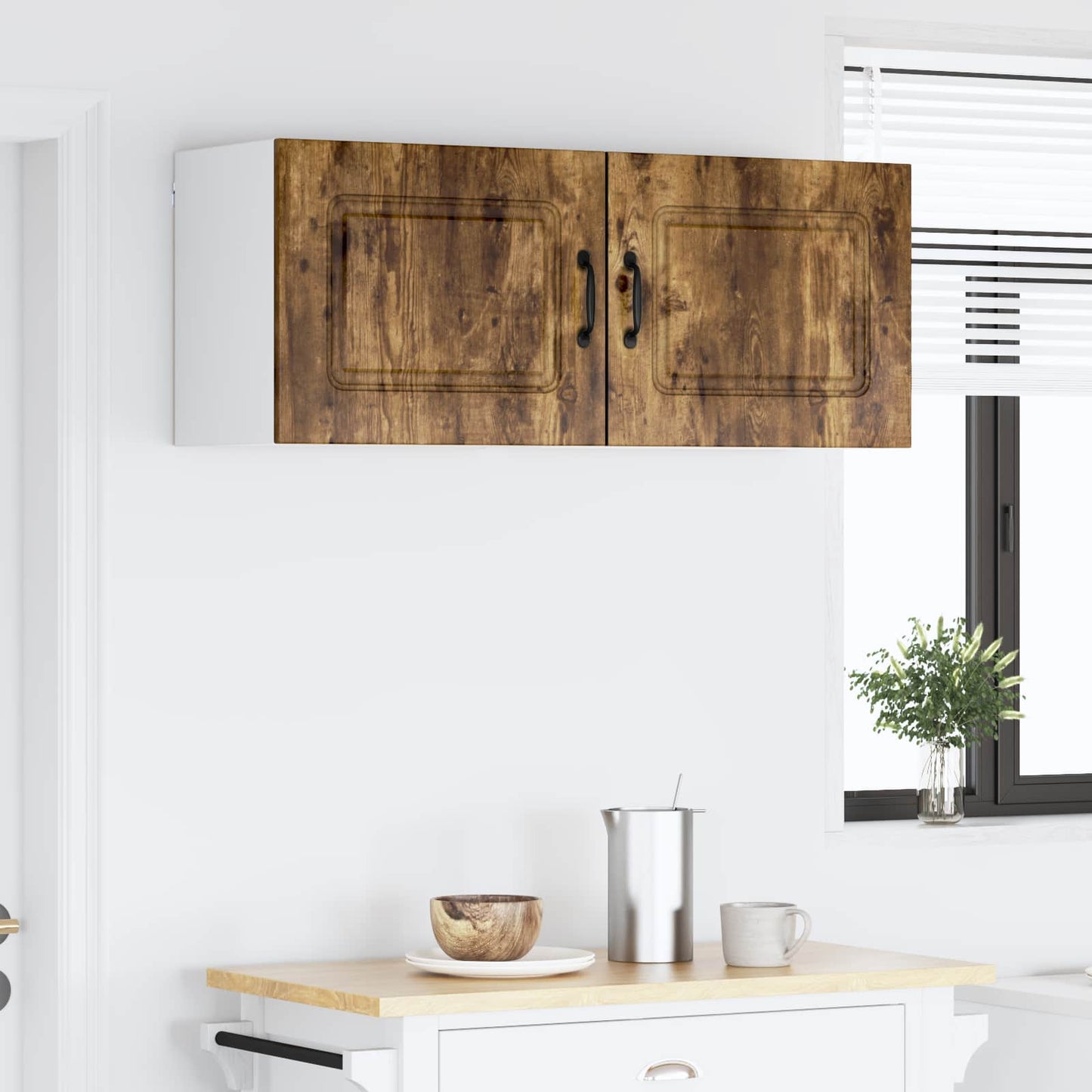 Vaatwasserpaneel Kalmar 2 pcs Gerookt eiken 50 x 31 x 40 cm is nu te koop bij PeponiXL, paradijselijk wonen!