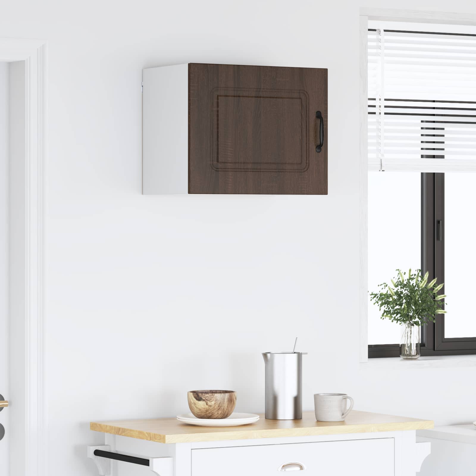 Vaatwasserpaneel met opslag Kalmar Bruin Eiken 50 x 31 x 40 cm is nu te koop bij PeponiXL, paradijselijk wonen!