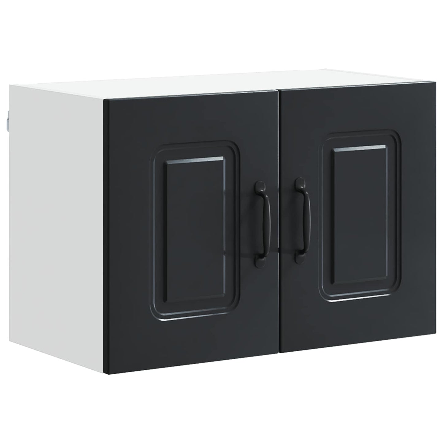 Vaatwasserpaneel met opslag Kalmar 2 pcs Zwart 60 x 31 x 40 cm is nu te koop bij PeponiXL, paradijselijk wonen!