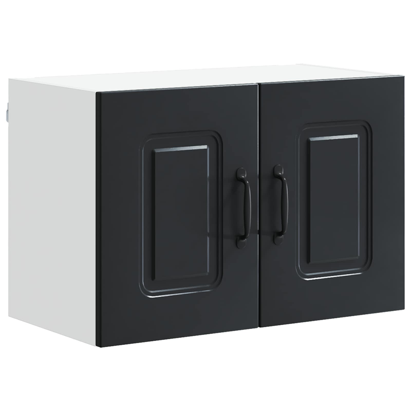 Vaatwasserpaneel met opslag Kalmar 2 pcs Zwart 60 x 31 x 40 cm is nu te koop bij PeponiXL, paradijselijk wonen!