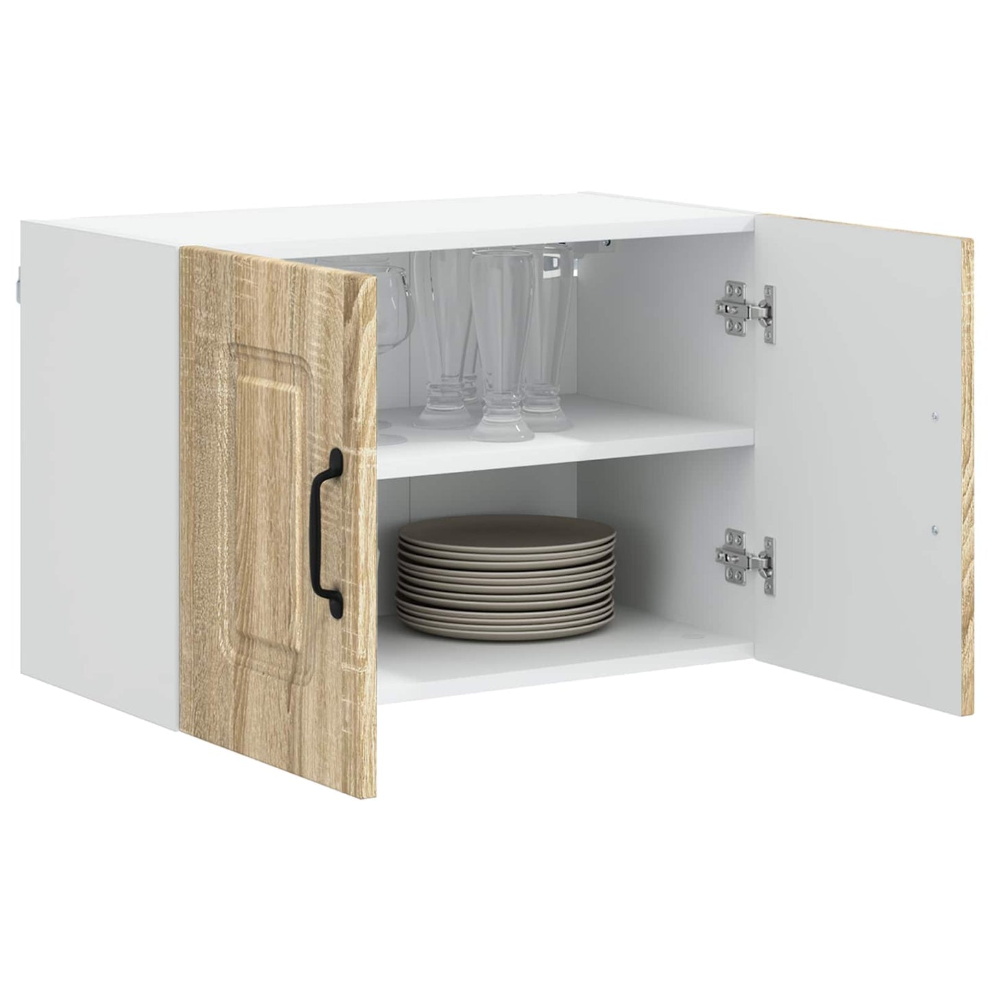 Keukenkast met opslag Kalmar 2 pcs Sonoma Eiken 60 x 31 x 40 cm is nu te koop bij PeponiXL, paradijselijk wonen!
