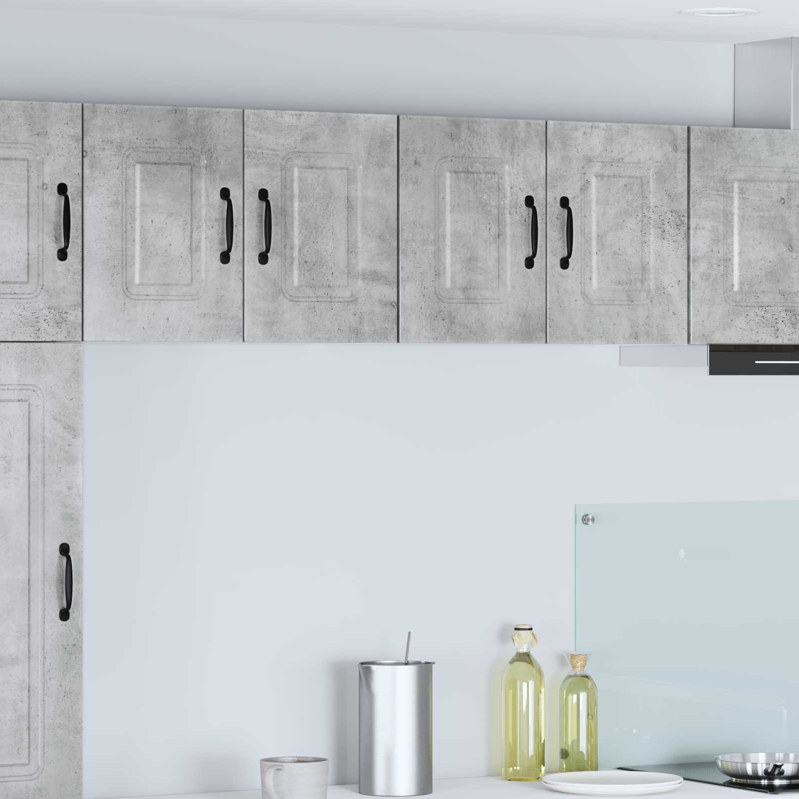 Keukenkast Kalmar Beton Grijs 60 x 31 x 40 cm Bewerkt hout is nu te koop bij PeponiXL, paradijselijk wonen!