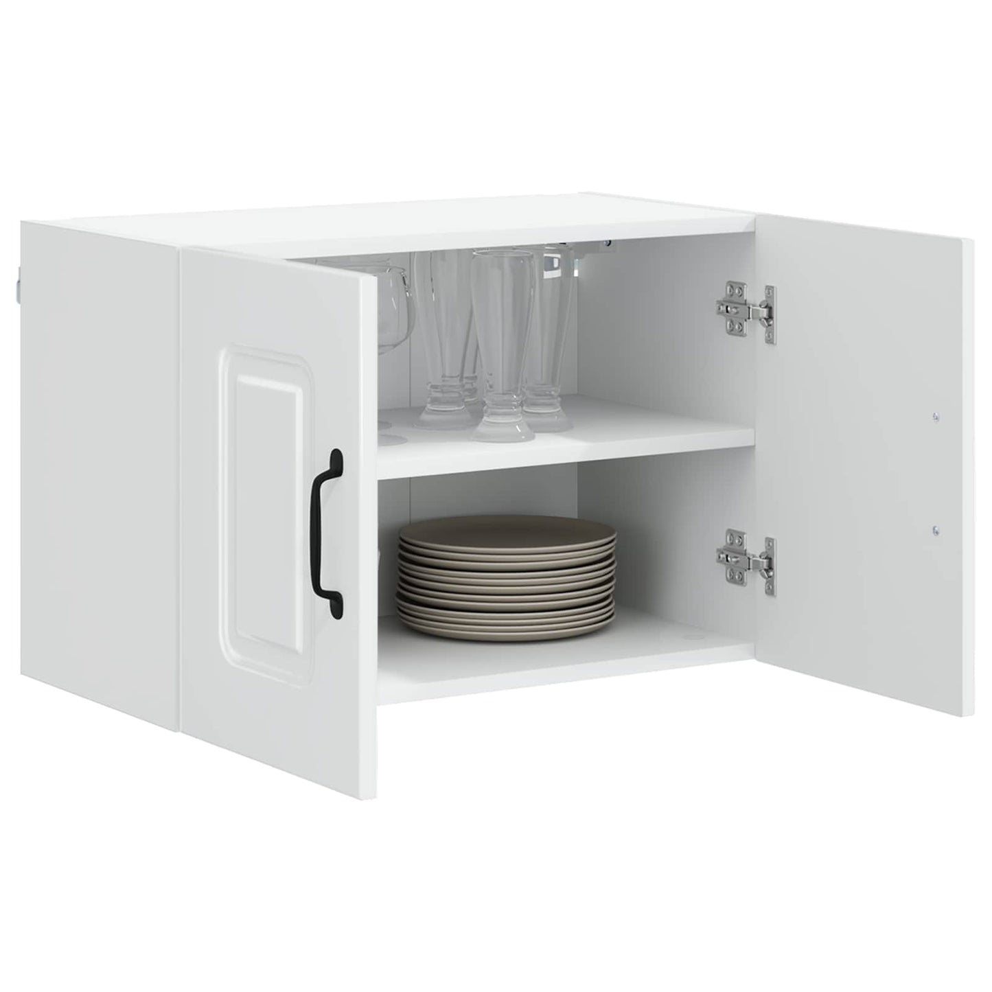 Vaatwasserpaneel Kalmar 2 pcs Hoogglans wit 60 x 31 x 40 cm is nu te koop bij PeponiXL, paradijselijk wonen!
